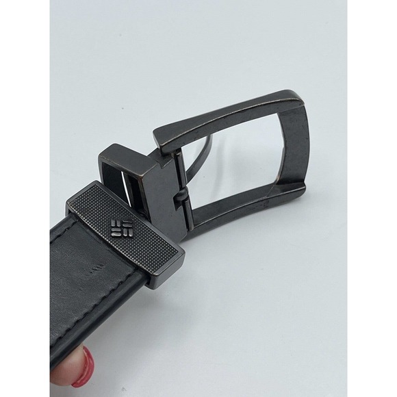 Columbia Men's Belt Reversible Black Brown Leather Size 36 Casual - Picture 7 of 7